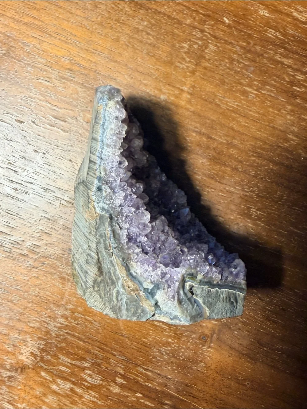 Natural Amethyst Crystal Display Piece - Purple